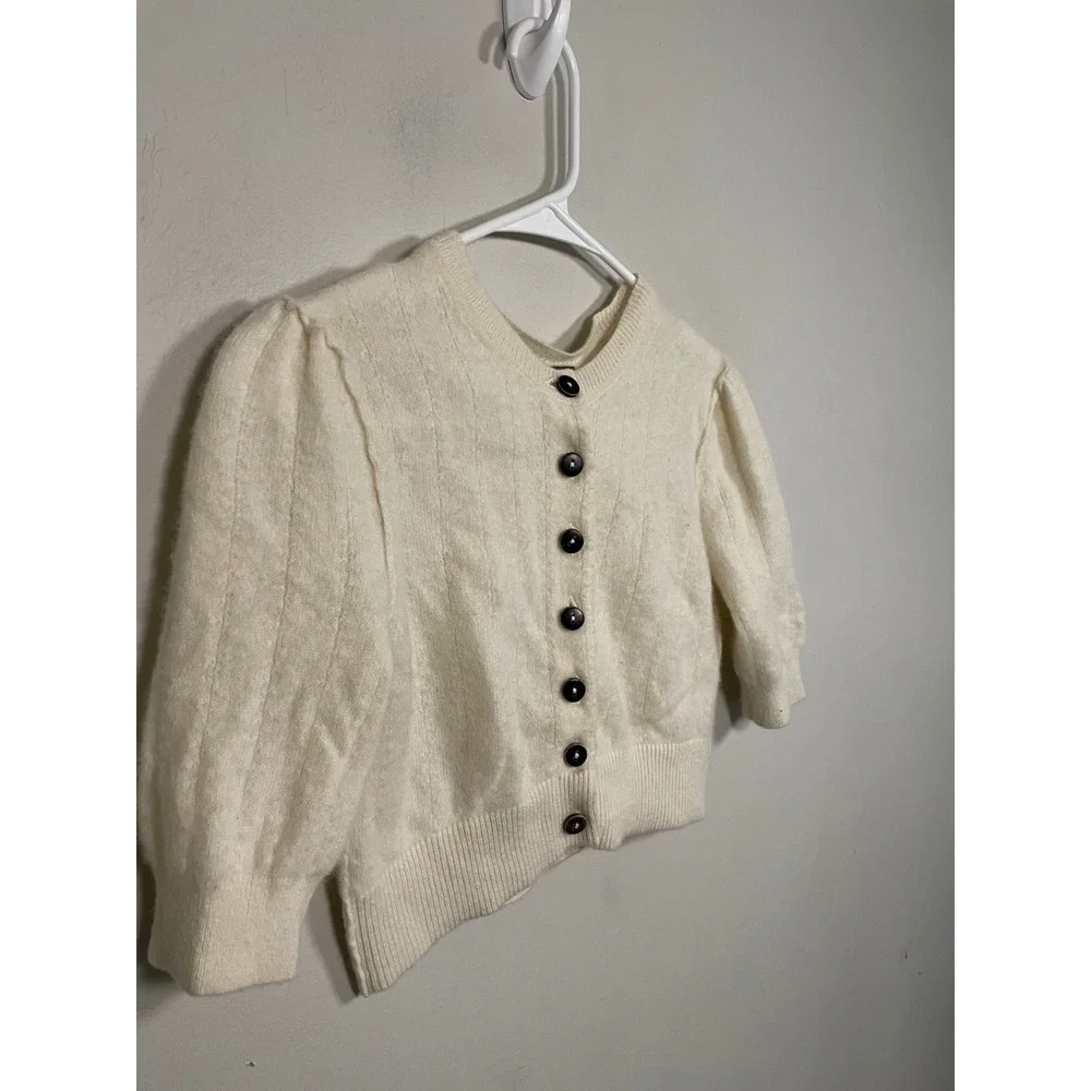 Free People Ember Cashmere Cardigan In Cream Size XS Classic Preppy Old Money